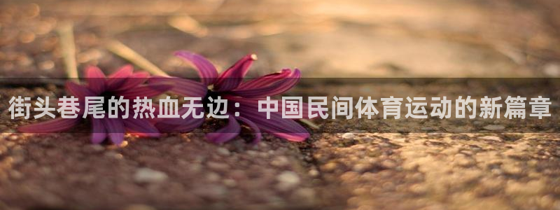 J9官方正版app娱乐40996:街头巷尾的热血无边:中国民